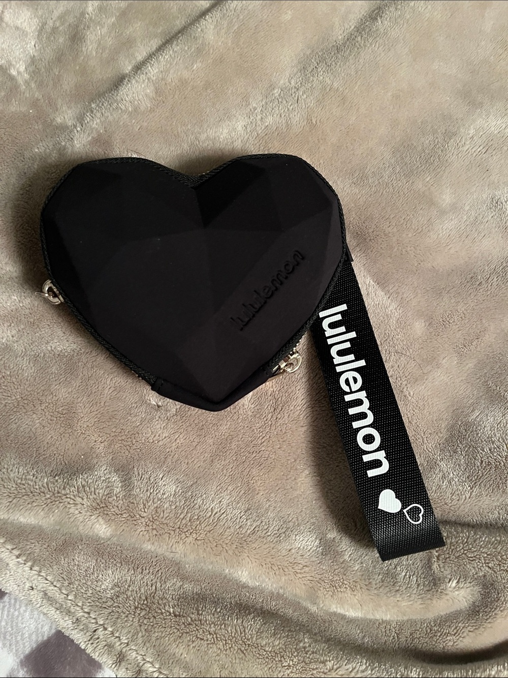 lululemon Black Heart Mini Crossbody with Branded Wrist Strap